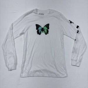 Ed Sheeran Divide Tour Butterfly Long Sleeve Shirt Sz Small 2017 Fan Merch